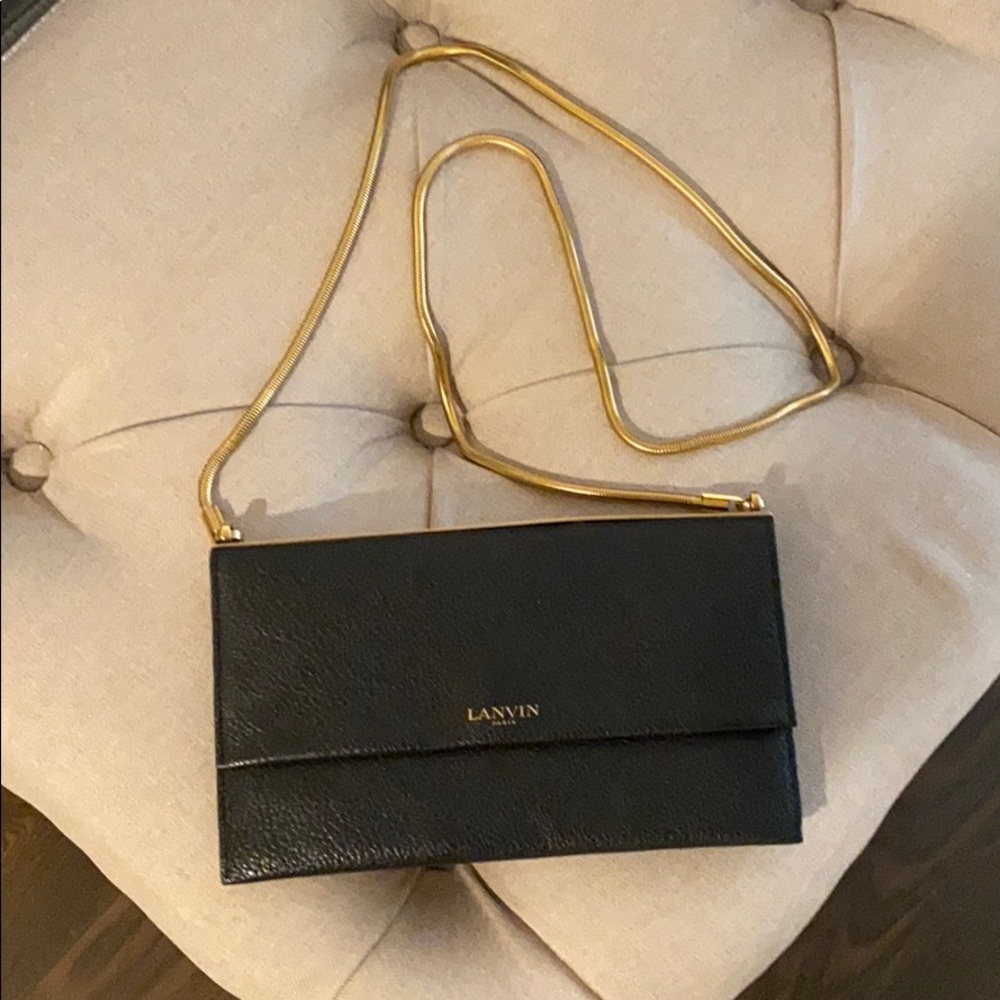 Brand new without tag black Lanvin small bag
